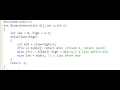 Binary Search in C Iterative Implementation and common errors