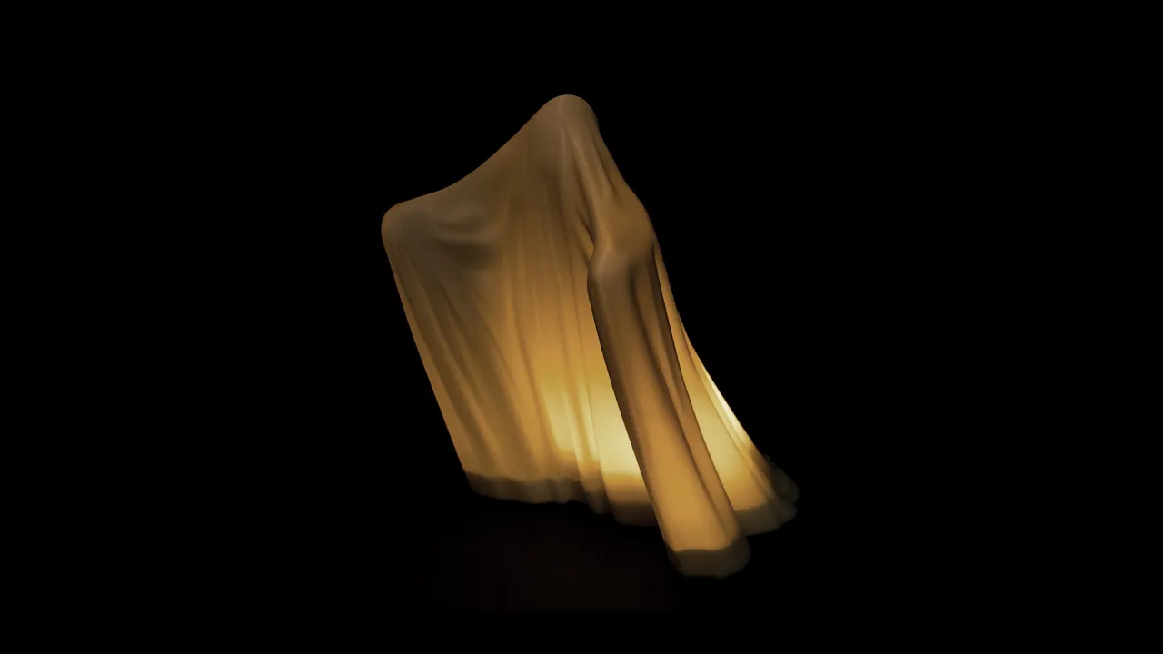 Cloth ghost lighting