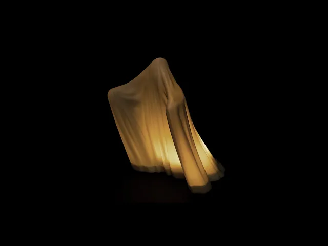Cloth ghost lighting video thumbnail
