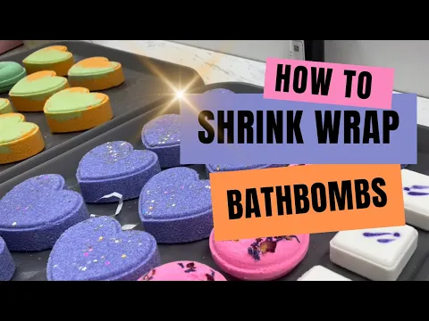 Download MP3 How to shrink wrap bathbombs  and working in the studio