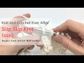 Slip Slip Knit ssk Super Fast Stitch Refresher Tutorial