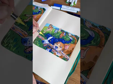The happiest artwork I’ve ever created 🥹