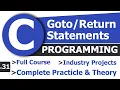 Goto and Return in C Programming Complete C Tutorial