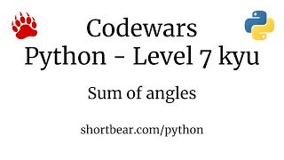 Codewars - Python