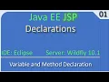 Declare Variable and Methods JavaEE JSP Tutorial
