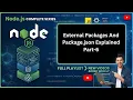 External Packages package json Explained in Node js 2026 Part 6