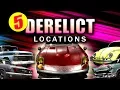 All 5 Derelict Locations Need for Speed Payback All Derelict Car Part Locations