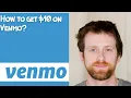 How to get 10 on Venmo