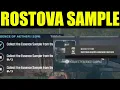 How to collect the essence sample from the container in rostova shops at levin resort MWZ