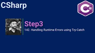 142 Handling Runtime Errors using Try-Catch