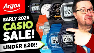 argos casio watch sale early 2026 the best picks for under 20 