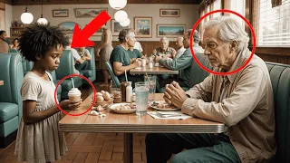 Black Little Girl Joins a Lonely Old Man For Birthday Dinner, The Next Day, Cops Knock On The Door