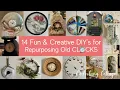 14 leuke en creatieve doe-het-zelfprojecten voor het hergebruiken/upcyclen van oude klokken