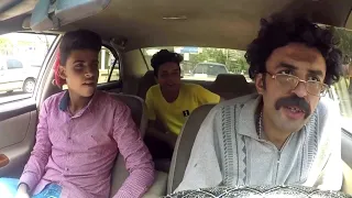 مقلب السواق المكسح معلش يا ابني ممكن تدوسلي على الفرامل عشان مش طايلها 