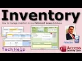 Microsoft Access Inventory Management System - Tracking Product Inventory Stock Quantity on Hand