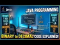 Binary to Decimal conversion JAVA CODE