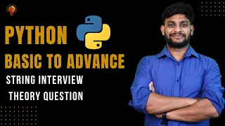 String Interview Theory Question Python Beginner to Advance Python Tutorial