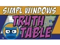 Crestron SIMPL Windows TRUTH TABLE Symbol Tutorial