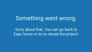 React Native Expo - How To Fix something went wrong error java net connectexception failed to