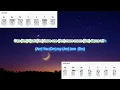 Moondance by Van Morrison play along with scrolling guitar chords and lyrics