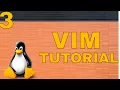 VIM Tutorial for Beginners Lesson 3 Creating the first file in vim