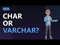 SQL Lesson 20 CHAR vs VARCHAR Which One Should You Use
