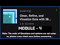 Module-4 Refine the data Clean Refine and Visualize Data with IBM Watson Studio