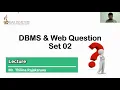 DBMS Web Question set - Day 02