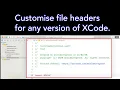 Customize file header comments in Xcode Xcode IDE Macros worldwithgreen