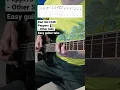 Download Lagu Red Hot Chilli Peppers - Other Side (easy guitar riff with tabs)