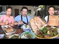 Download Lagu หมูป่าหมูกรอบ สูตรลุงเด่น น้ำพริกกะปิ ผัดกระเพรา อาหารเช้าก่อนเดินทางไปตามหาปลาแม่น้ำโขง