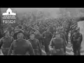 Australian troops sing waltzing matilda while marching in ww2