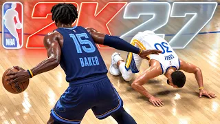 MY FIRST NBA ANKLE BREAKER WAS ON STEPH CURRY!? - NBA 2K27 MyCAREER