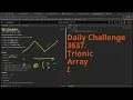 Leetcode Daily Challenge 3637 Trionic Array I