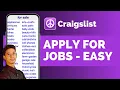 How To Apply For Jobs On Craigslist