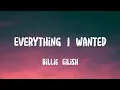 Download Lagu Billie Eilish - Everything I Wanted (Lyrics) slowed reverb
