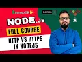 NodeJS Tutorial in Hindi - HTTP vs HTTPS Module
