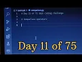 Comparison operators in Python Day 11 of 75 Codingpng