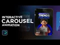 3D Carousel Animation Made on Mobile Using Alight Motion Teaser