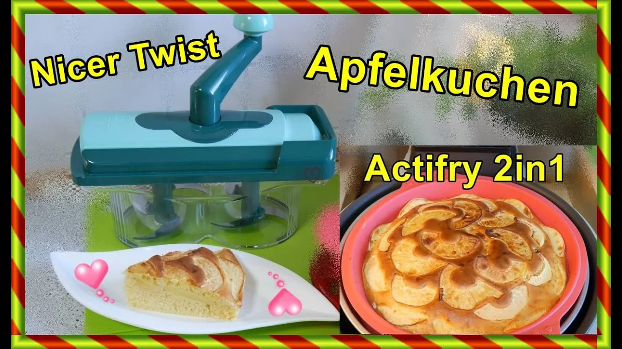 
          
          
          
            
            SCHNELLER Apfelkuchen Nicer Dicer Twist Rezept Actifry 2in1 SoFie Haushalt Un-/Perfekt
          
        . 