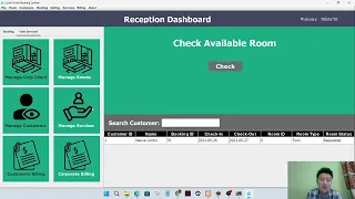 Online Hotel Booking System Application Project Using Java Swing and MySQL Database