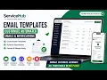 ServiceHub Email Templates Customize Automated Emails Notifications