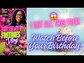 watch this BEFORE ur birt ay Ultimate birt ay Freebies vlog