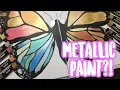 Arteza Metallic Acrylic Paint MY HONEST REVIEW Light Permanence Opacity Test