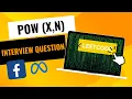 POW x n Binary Exponentiation Leetcode 50