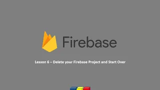 Lesson 6 - Intro to Firebase