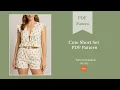 DIY - How to Make Cute Shorts Set PDF PATTERN on ETSY Pyjama Set Sewing Tutorial