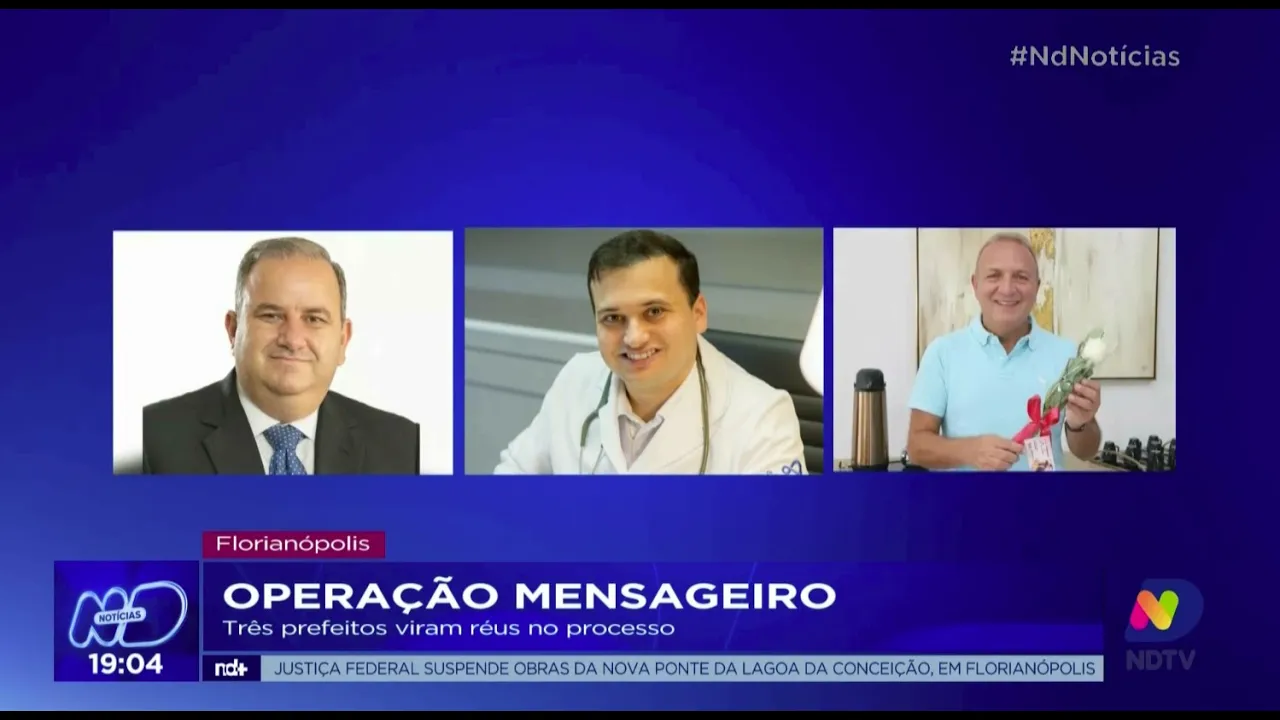 Operação Mensageiro: três prefeitos viram réus no processo