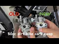 How to replace the carb on a 50cc 2-stroke dirt bike