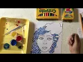 Lichtenstein Pop Art Portrait - Ben Day Dots